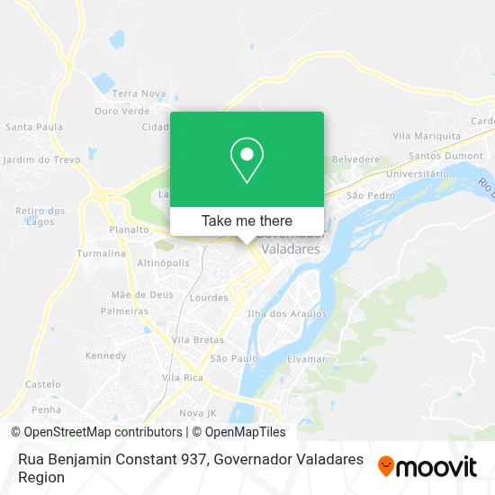 Rua Benjamin Constant 937 map