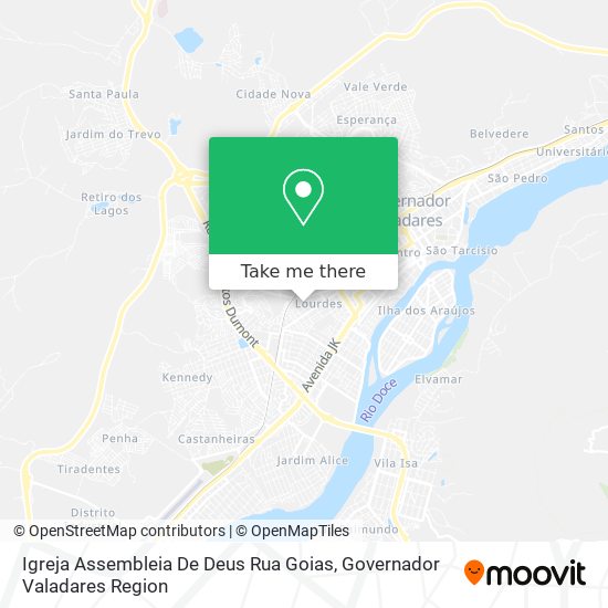 Igreja Assembleia De Deus Rua Goias map