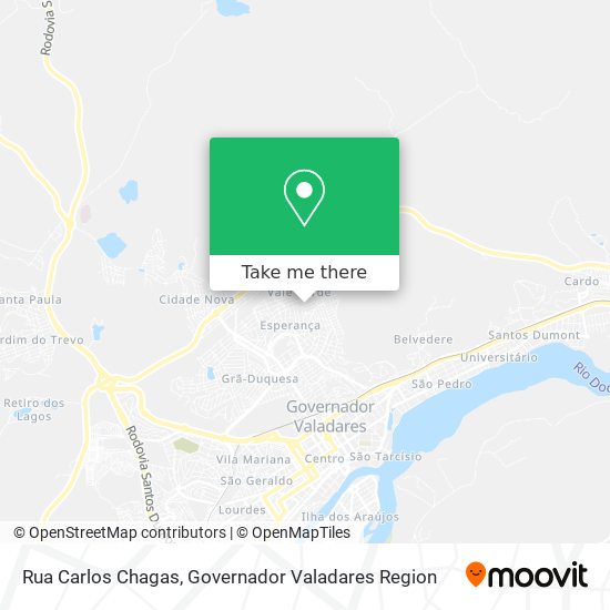 Rua Carlos Chagas map