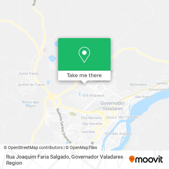 Mapa Rua Joaquim Faria Salgado