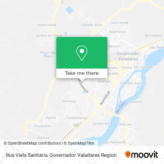 Rua Viela Sanitária map