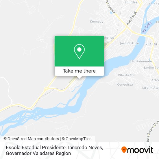 Escola Estadual Presidente Tancredo Neves map
