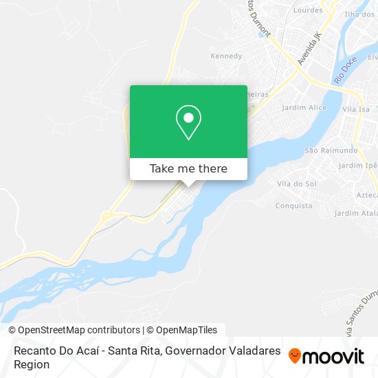 Mapa Recanto Do Acaí - Santa Rita