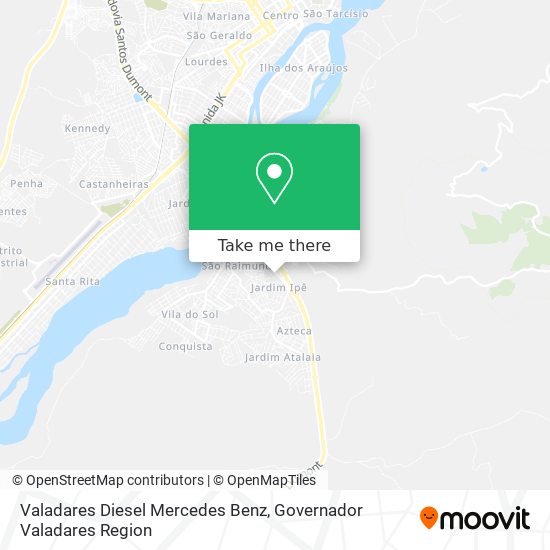 Mapa Valadares Diesel Mercedes Benz