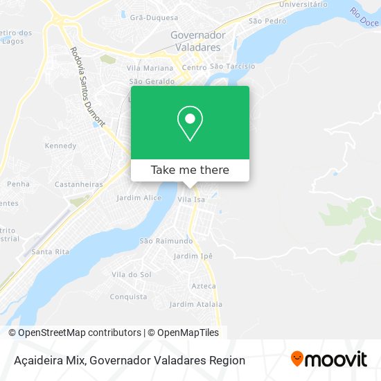 Açaideira Mix map