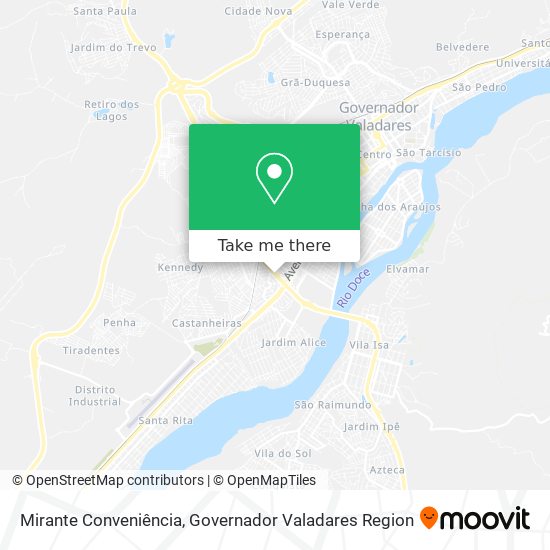 Mapa Mirante Conveniência