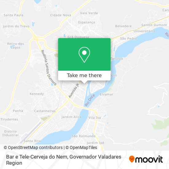 Mapa Bar e Tele-Cerveja do Nem