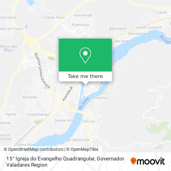 15° Igreja do Evangelho Quadrangular map