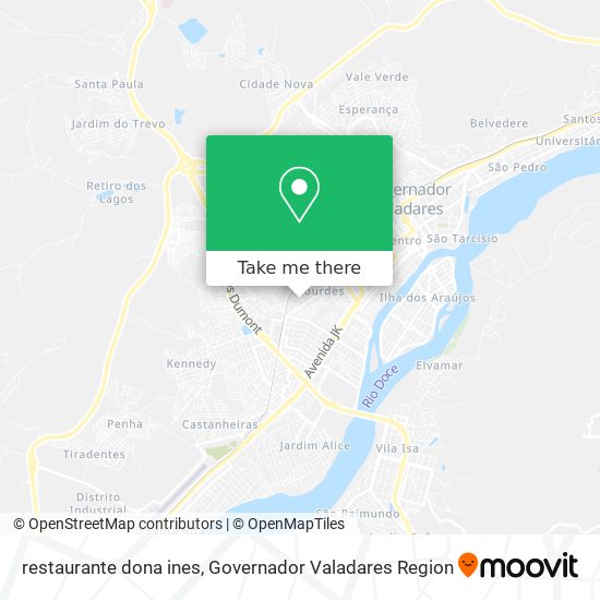 restaurante dona ines map