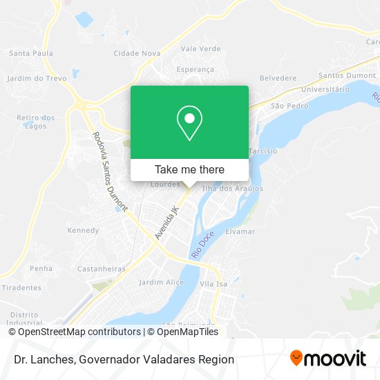 Dr. Lanches map