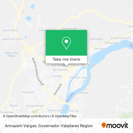 Armazem Vargas map