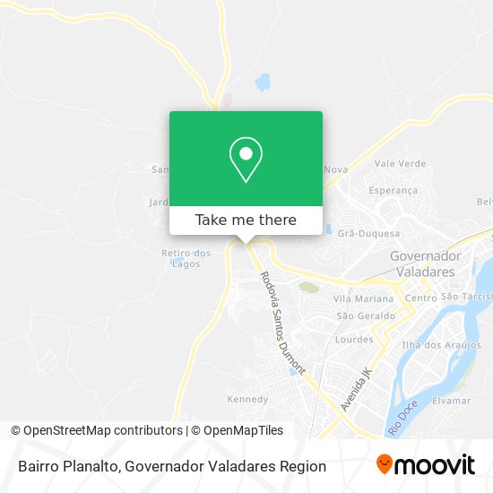 Bairro Planalto map