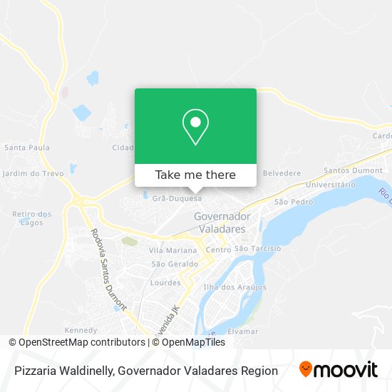 Pizzaria Waldinelly map