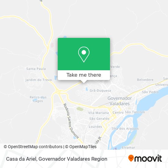 Casa da Ariel map