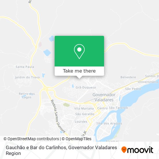 Mapa Gauchão e Bar do Carlinhos