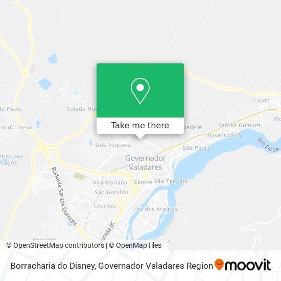 Borracharia do Disney map