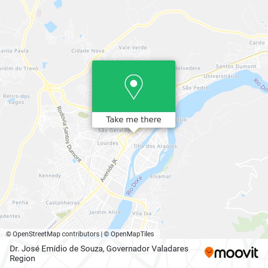 Mapa Dr. José Emídio de Souza