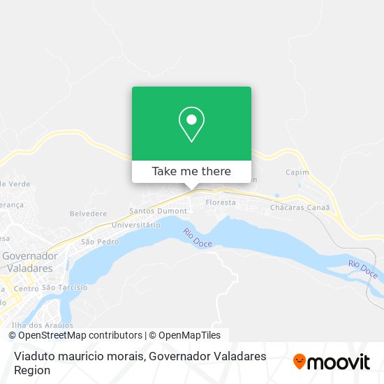 Viaduto mauricio morais map