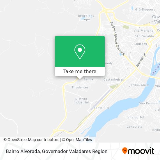 Bairro Alvorada map