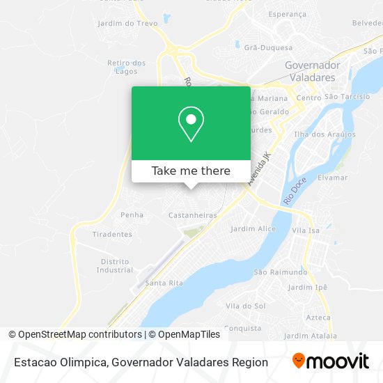 Estacao Olimpica map