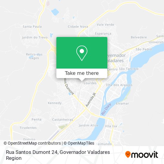 Rua Santos Dumont 24 map