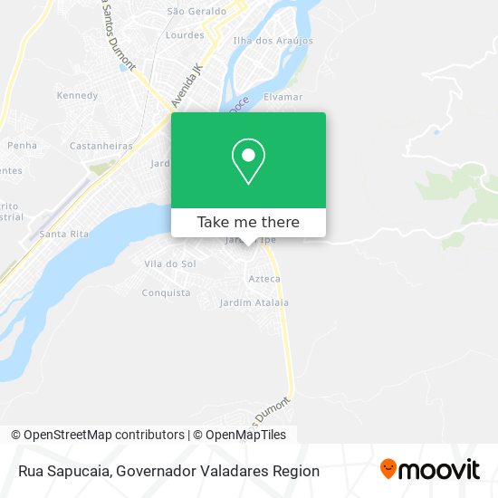 Rua Sapucaia map