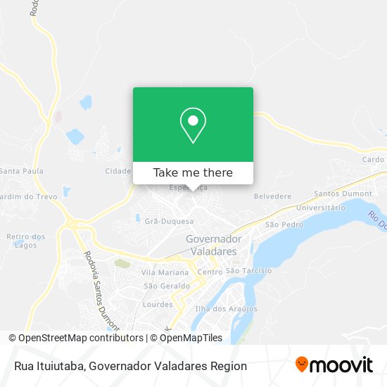 Rua Ituiutaba map