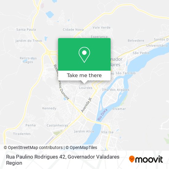 Rua Paulino Rodrigues 42 map