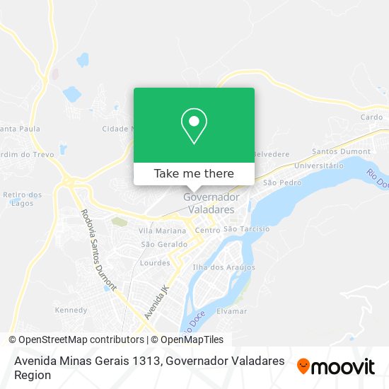 Avenida Minas Gerais 1313 map