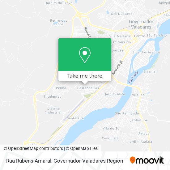 Rua Rubens Amaral map