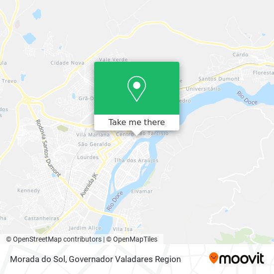 Morada do Sol map
