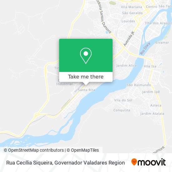 Mapa Rua Cecília Siqueira