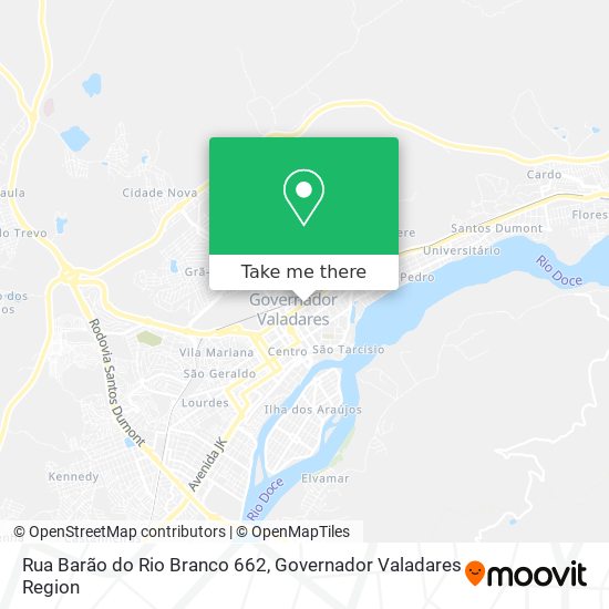 Mapa Rua Barão do Rio Branco 662