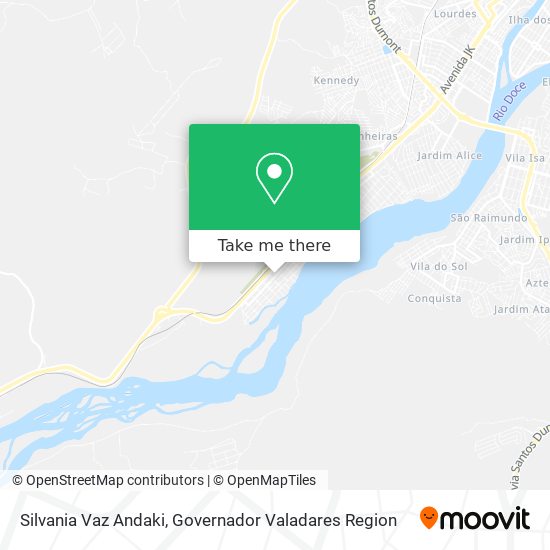 Silvania Vaz Andaki map