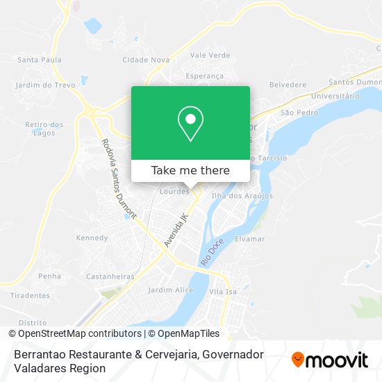 Mapa Berrantao Restaurante & Cervejaria
