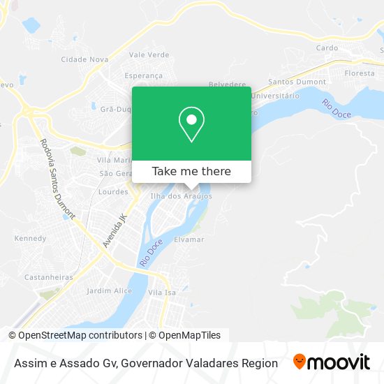 Assim e Assado Gv map