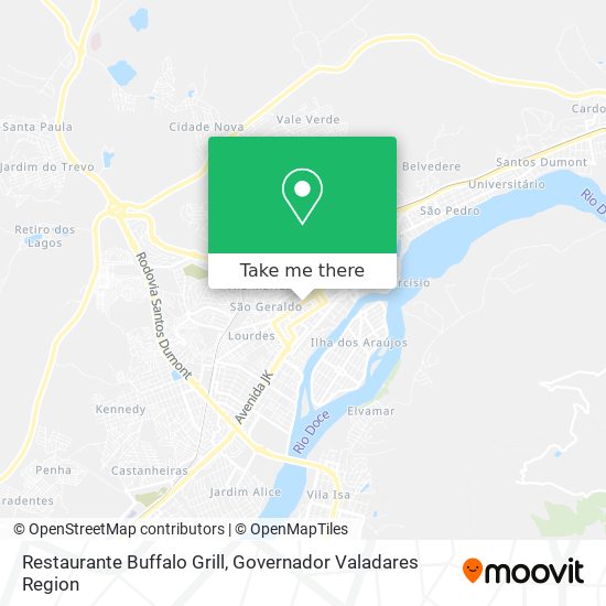 Restaurante Buffalo Grill map