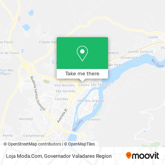 Mapa Loja Moda.Com