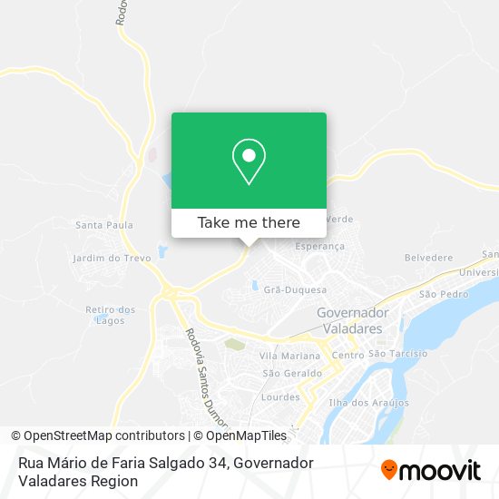 Mapa Rua Mário de Faria Salgado 34