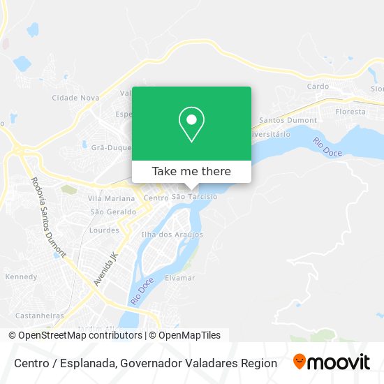 Centro / Esplanada map