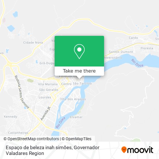Espaço de beleza inah simões map