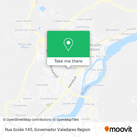 Mapa Rua Goiás 145