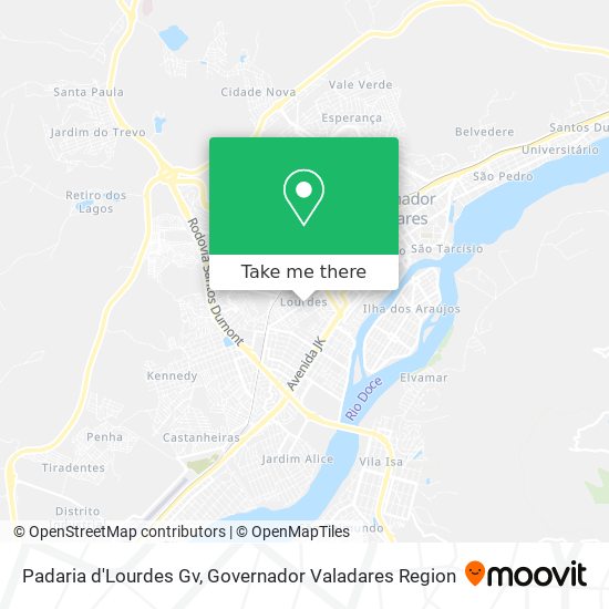 Padaria d'Lourdes Gv map