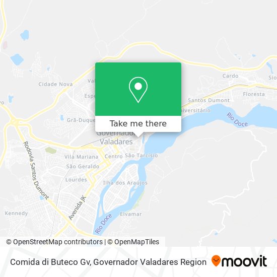Comida di Buteco Gv map