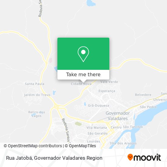 Rua Jatobá map