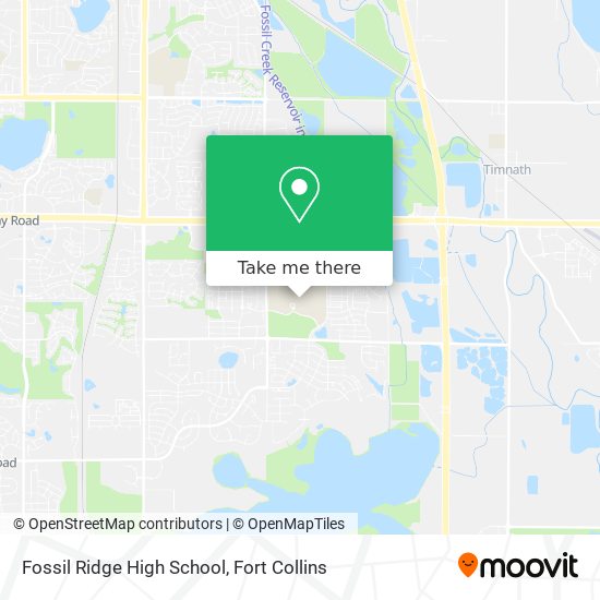 How to get to Fossil Ridge High School in Fort Collins by Bus?