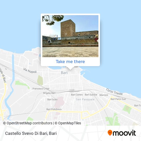 Castello Svevo Di Bari map