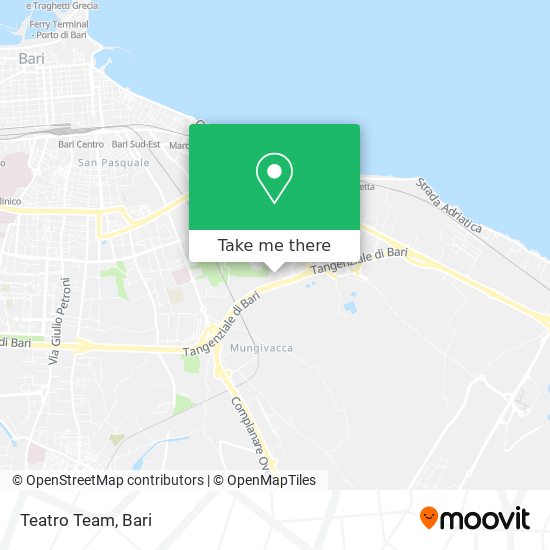 Teatro Team map