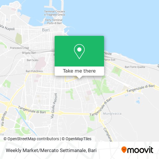 Weekly Market / Mercato Settimanale map