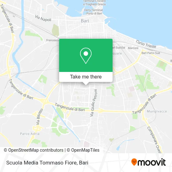 Scuola Media Tommaso Fiore map